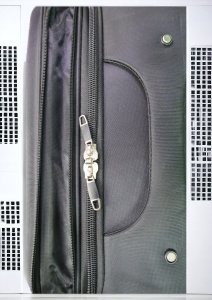 Troler My Travel R001, dimensiune medie 24", 4 roti pivotante, 60x40x26cm, Negru - Img 5
