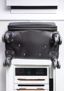 Troler My Travel R001, dimensiune mica 20", 4 roti pivotante, 50x35x25cm, Negru - Img 9