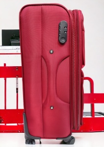 Troler My Travel R001, dimensiune mica 20", 4 roti pivotante, 50x35x25cm, Rosu - Img 7