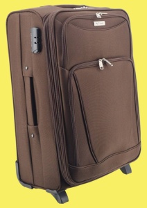 Troler My Travel R03, Dimensiune Medie 24", 61x40x27cm, Maro - Img 4