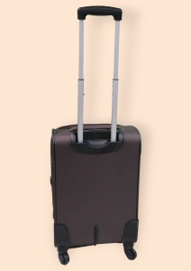 Troler My Travel R284A, dimensiune mica 20", 50x36x25cm, maro - Img 3