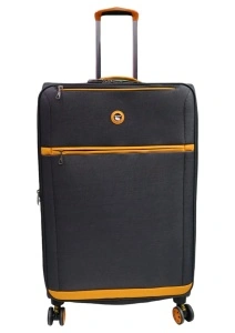 Troler My Travel R336, dimensiune mare 28", 71x49x30cm, gri inchis