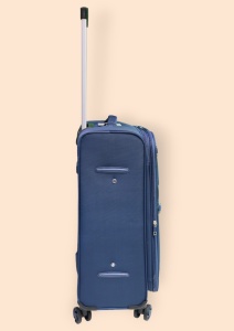 Troler My Travel R412, dimensiune medie 24", 60x41x27cm, bleumarin - Img 4
