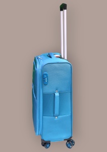 Troler My Travel R412, dimensiune medie 24", 60x41x27cm, turcoaz - Img 2
