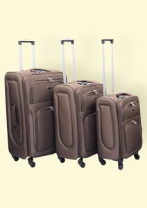 Troler My Travel R744, dimensiune mare 28", 4 roti 360, 71x46x30cm, maro - Img 5