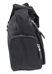 Geanta de umar pentru femei R2242, material rezistent, curea reglabila, 27x18x10cm, Negru - Img 3