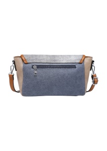 Geanta de umar tip postas, multicolor, piele ecologica, R28760 - Img 3