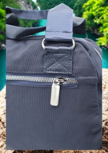 Geanta pentru femei cu manere, curea reglabila si detasabila R306, 25x16x13cm, Bleumarin - Img 7