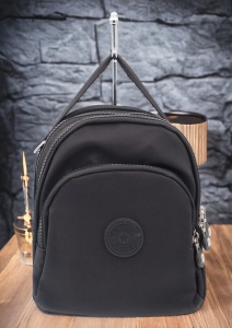 Mini rucsac multifunctional R60, material impermeabil, curea reglabila si detasabila, 20x19x11cm, Negru - Img 2
