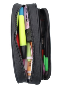 Penar pentru baieti Player R7255, doua compartimente, 21x9x7cm, Negru - Img 8