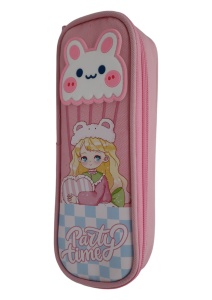 Penar pentru fete cu un singur compartiment R8956, 22x8x6cm, Roz - Img 3