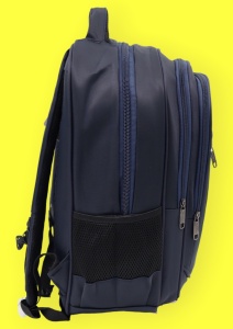 Rucsac cu trei compartimente R998211, impermeabil, 42x33x24cm, Bleumarin - Img 3