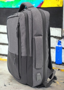 Rucsac multifunctional pentru laptop si tableta R1129, port USB, 43x31x17cm, Gri - Img 3