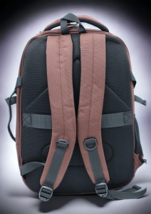 Rucsac pentru laptop R1912B, Maro, impermeabil, 48x32x15cm - Img 4