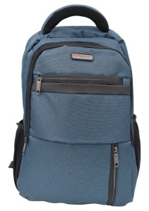 Rucsac pentru laptop R23381, bleumarin, 48x31x20cm, bretele intarite si sistem de prindere pe troler