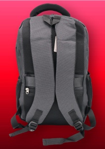 Rucsac pentru laptop R23381, negru, 48x31x20cm, bretele intarite si sistem de prindere pe troler - Img 3