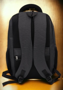 Rucsac pentru laptop R23382, impermeabil, 48x34x19cm, maner si bretele buretate, Negru - Img 4