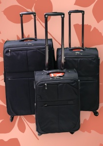 Set de trolere My Travel R134, 3 dimensiuni 20", 24", 28", negru - Img 2