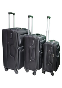 Set trolere My Travel R001, trei dimensiuni 20", 24", 28", Negru - Img 2
