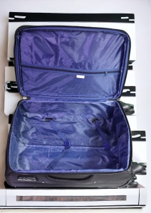 Troler My Travel R001, dimensiune mica 20", 4 roti pivotante, 50x35x25cm, Negru - Img 10
