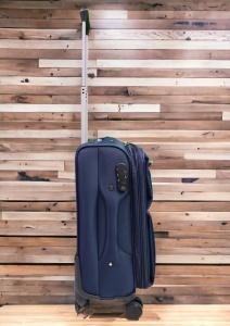 Troler My Travel R001, dimensiune mica 20", 4 roti pivotante, 50x35x25cm, Bleumarin - Img 2