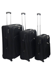 Troler My Travel R03, Dimensiune Medie 24", 61x40x27cm, Negru - Img 11