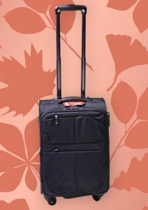 Troler My Travel R134, dimensiune mica 20", 50x35x22cm, negru
