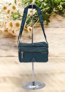 Geanta de umar pentru femei R88014, curea reglabila, 19x12x8cm, Verde
