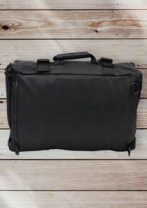 Geanta de voiaj multifunctionala tip rucsac R1219, 44x30x21cm, Negru - Img 4