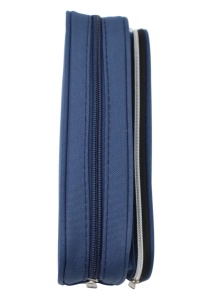 Penar pentru baieti Let's Rock R7256, doua compartimente, material textil impermeabil, 20x10x6cm, Bleumarin - Img 3