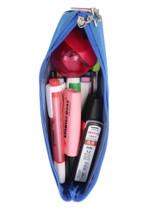 Penar pentru baieti R709, breloc detasabil, material impermeabil, 20x9x4cm, Albastru - Img 9
