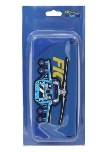 Penar pentru baieti R7233, model elicopter, doua compartimente, material textil, 20x10x6cm, Albastru - Img 10