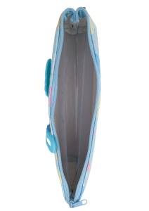 Penar pentru fete, cu inimioare, R126, 20x9x4cm, Bleu - Img 4