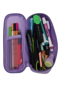Penar pentru fete cu un singur compartiment R8956, 22x8x6cm, Lila - Img 6