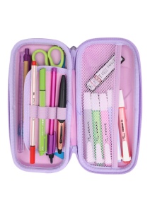 Penar pentru fete R6007, compartimente multiple, cu cifru, 22x10x4cm, Lila - Img 7