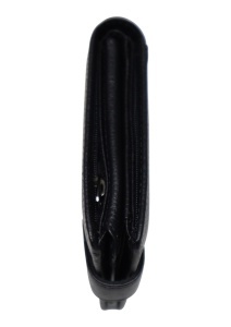 Portofel bărbătesc din piele naturală, compartimente pentru carduri, cutie cadou, model Q3182, negru - Img 3