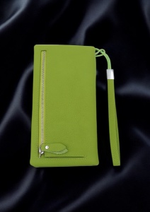 Portofel dama din piele naturala R65 verde deschis - Img 3