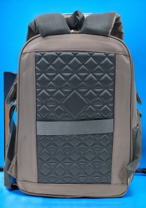 Rucsac cu trei compartimente R998211, impermeabil, 42x33x24cm, Maro - Img 6