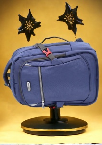 Rucsac pentru laptop R1912B, bleumarin, impermeabil, 48x32x15cm - Img 7