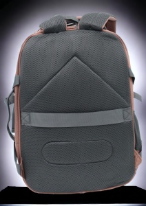 Rucsac pentru laptop R1912B, Maro, impermeabil, 48x32x15cm - Img 5