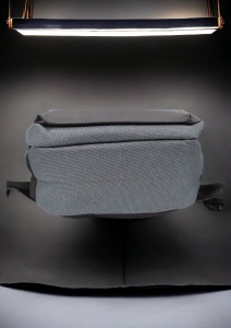 Rucsac pentru laptop R23382, impermeabil, 48x34x19cm, maner si bretele buretate, Gri - Img 8