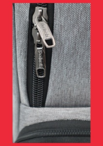 Rucsac pentru laptop R998152, gri, bretele intarite si sistem de prindere pe troler - Img 10