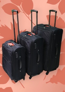 Set de trolere My Travel R134, 3 dimensiuni 20", 24", 28", negru - Img 3