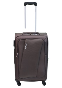 Troler My Travel R284A, dimensiune medie 24", 60x42x27cm, maro