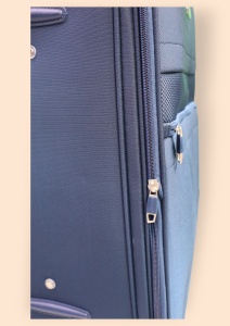 Troler My Travel R412, dimensiune medie 24", 60x41x27cm, bleumarin - Img 6