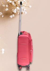 Troler My Travel R412, dimensiune mica 20", 49x35x23cm , rosu - Img 4