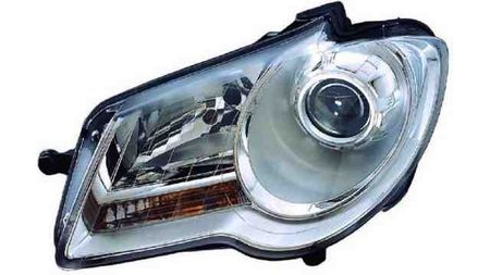 Farol Esquerdo Eletrico Vw Touran 06-10