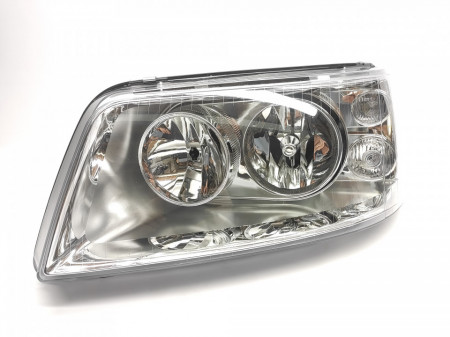 Farol Esquerdo Eletrico Vw Transporter T5 / Multivan / Caravelle 03-09 H1+H7