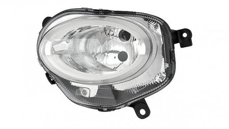 Farol Esquerdo Led + H7 Fiat 500 15-