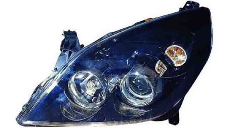 Farol Esquerdo Opel Vectra C 05-08 Mascara Preta